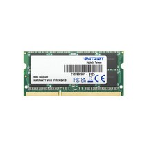 [PATRIOT] 패트리어트 DDR3 8G PC3-12800 CL11 SIGNATURE 1600MHz 노트북용 저전력, 상세페이지 참조
