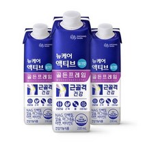 웰라이프 영양보충 대상웰라이프 뉴케어 액티브 골든프레임 밀크맛 230ml x 24팩 고단백 간식 노인식 영양균형식 체중조절, 9set
