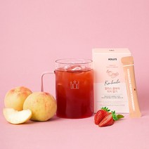 [할리스] 콤부차 피치딸기 20T, 단품