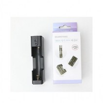 국산 깜냥 충전기 18650 충전배터리 가정용 고속충전 한국 c타입 5핀 220v, 1-Li1700-1구충전기