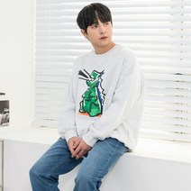 키작은남자 피터스 드로잉 맨투맨
