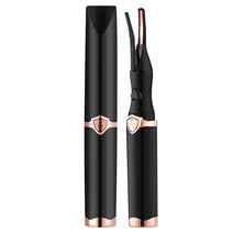 ANKRIC 진급금 속눈썹고데기 충전식USB 속눈썹고데기, 블랙