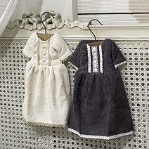 진주 원피스 주방 타올 수건 답례품, 챠콜