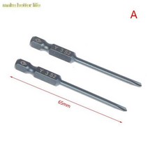 스크루 드라이버 비트 세트 65mm 1/4in 육각 생크 트라이-날개 전기 마그네틱 Y 팁 헤드 Y3 Y4 Y5 Y6 드릴 Toos, A