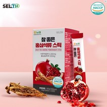 홍삼석류스틱 30포 석류피에스트로 6년근홍삼 진세노사이드 사포닌 함유 석류농축액 파이토케미컬 중년 영양, 30포 1박스