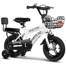 접이식어린이자전거 아동 자전거 어린이 산악용 보조바퀴 4발 18인치 세발 미니바이크 네발자전거 키즈 12인치, N