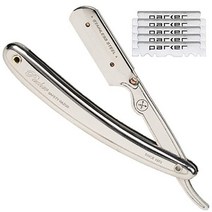 파커 클래식 일자 면도기 SR1 Stainless Steel Razor 및 5블레이드