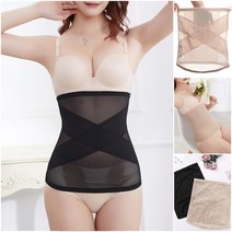 복대 니퍼 뱃살 똥배 보정 허리 라인 다이어트 속옷, 블랙스킨세트L