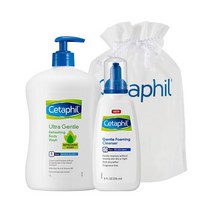 세타필 젠틀 포밍 클렌저 + 젠틀 바디워시 + 파우치 세트, 1세트