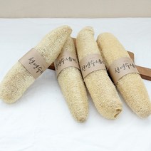 자연에서 온 천연수세미 열매 일반 4개 세트, 프리미엄4개