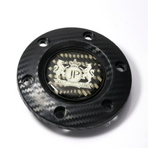 Jdm Mugen Power 탄소 섬유 자동차 경적 단추 스포츠 스티어링 휠 센터 캡