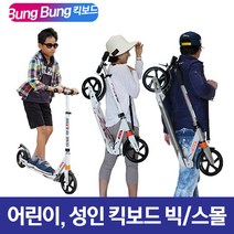 붕붕 키큰 청소년 성인-남성용 킥보드 빅, 칸-빅_그레이색상