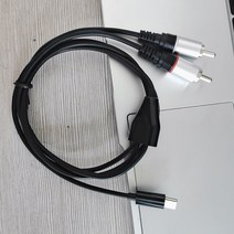 2RCA to USB C타입 오디오 케이블 스마트폰 스피커연결 3M