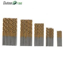 드릴 굴착 홀 개몫 코발트 포함 드릴 전기 목공 특수 스테인레스 스틸 금, 라운드+50pcs Gold