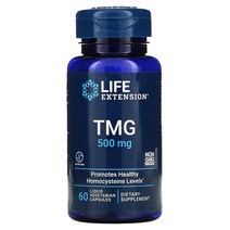 라이프 익스텐션 Life Extension TMG 500mg 액상 베지 캡슐 60정, 1개, 기본