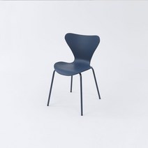 가구앤하우스 줄리엣 플라스틱 디자인 업소용 카페 식당 식탁 의자 (8colours), 다크블루