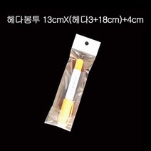 협력 디피용 투명 OPP 헤다봉투 13cmX 3+18cm +4cm 200장 opp헤다 opp헤더 양말봉투 양말케이스 양말포장 헤다비닐, 1