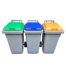 리빙월드 음식물수거함 60L /업소용음식물쓰레기통60L 음식물수거함 잔반통 잔반처리통 음식물수거통, 파랑
