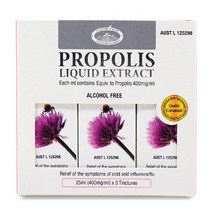 (호주직배) 네이처스탑 무알콜 프로폴리스 25ml 3개