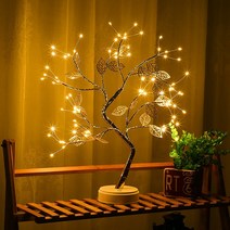 치프몰 LED 자작나무 트리 조명 50cm 10종, 소형 72구(웜화이트) 금색 나무+나뭇잎