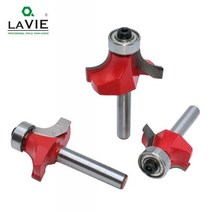 드릴 비트 라우터 루터 LAVIE-소형 코너 라운드 6mm 14 1 개 목재 테두리 목공 밀 클래식 커터 비트 MC01035, 34.9mm, 6.35mm Shank