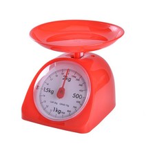 주방저울 가정용 정밀 주방 저울 그램 측정 교육 식품 베이킹 팔레트 균형 기계식 스프링, [02] 1kg 5g