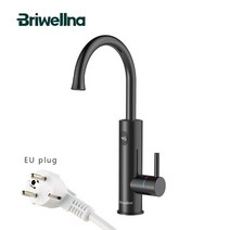 미니 가정용 먹는 생수 온수디스펜서 냉온수기 생수통 정수기Briwellna 3KW 220V 전기 인스턴트 온수기 2 i, 01 Matte Black_01 EU