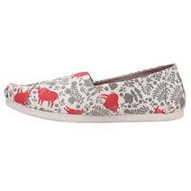 TOMS 탐스 여성용 알파르가타 재활용 슬립온 블랙 면 캔버스