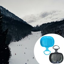 2Pcs PE 16.5x22.8 인치 눈 썰매 큰 Toboggan 잔디 모래 슬라이딩 소년 소녀 선물 크리스마스