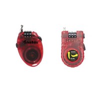 마스터락 와이어넘버열쇠 색랜덤 케이블 잠금 키 비밀번호 잠금장치, 4603D