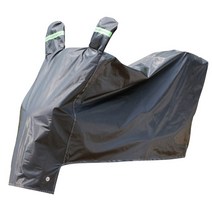 바이크커버 방진 스쿠터 커버 오토바이 백미러 야간 안전 자전거 포함, 04 Black