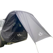 휴대용 car awning 옥상 텐트 태양 대피소 그늘 차양 방수 자동차 트렁크 텐트 캠핑 캐노피 야외 여행 하이킹 텐트, 검은색, 협력사