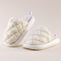 1상2템 탈부착 가능 패딩 털실내화