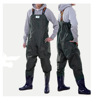 해루질 가슴장화 선상 장화 장비 낚시 웨이더 갯벌 전신 바지 멜빵 옷 고급 국산 빅사이즈, 남성290