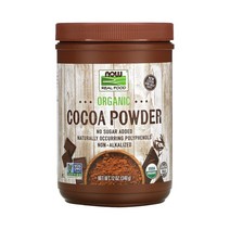 나우푸드 리얼 푸드 오가닉 코코아 파우더 340g 무설탕 폴리페놀 USDA 글루텐프리