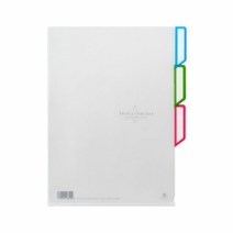 문화 / W216*H303mm 반투명 3포켓 A4트리플홀더 F599-71