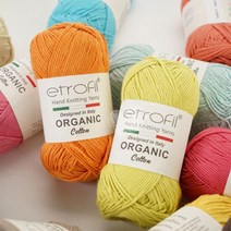 니트러브 etrofil 유기농 오가닉코튼, 상세설명 참조, 27 머스타드그린