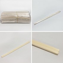 일회용 나무 젓가락 업소용 배달 개별 포장 500개, 1개, 1개