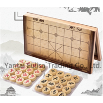 Makone 상표등록 득력 장기 큰 중국 장기 세트 접이식 바둑판 학생 원목 고급 대형 코끼리 체스판-35646, 옵션08, 옵션08