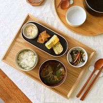 가연 도자기 1인 혼밥 그릇세트 한식 홈 세트, A-4. 한식 S-전체 화이트색상