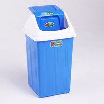미진 자연사랑 사각휴지통 10L용 20L용 30L용 40L용 50L용 75L용 학교 교실 사무실 업소용 쓰레기통, No.7 종량제 75L용(원용량 50L), 1개