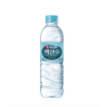 백산수 500ml 생수 무라벨 라벨 랜덤, 40병