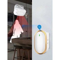 매장 출입을 웰컴 센서 음성 안내 초인종, 링 1개 + 배터리 센서 1개