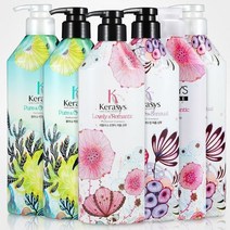 케라시스Kerasys 케라시스 러블리 대용량 퍼퓸 샴푸/린스 3종 600mlX3개 다모발 두피 영양 케어, AA7 퓨어차밍 샴푸 3개