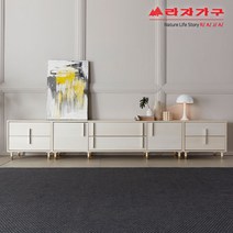 라자가구 위드 휘게 2단 3000 TV 거실장 세트 kn004, 바닐라우드