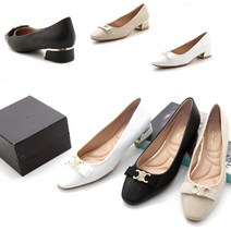 신알지 여성수제화 정장숙녀화 기본3cm 가벼운 발볼편한 푹신한쿠션깔창 구두형 플랫 단화 로퍼 금장식 일상화 평상화 면접용 기본3컬러