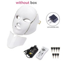 7가지 색상 Led 페이셜 마스크 한국산 광자 테라피 얼굴 마스크 기계 광 여드름 목 뷰티, 05 US Plug withoutbox, 05 US Plug withoutbox