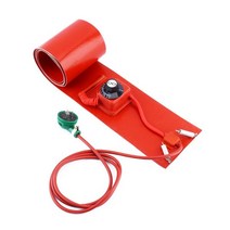 가열 가스통난방 드럼통히터 220V 20-200L 실리콘 밴드 드럼 히터 담요 오일 바이오 디젤 플라스틱 금속 배럴 가스 탱크 손잡이 온도 제어 바이오더, 250x1740mm 2000w _110v