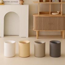 프로메이드 도넛빈 오픈형 휴지통 8L, 도넛빈8L-아이보리, 1개