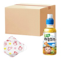 코코몽 유기농 하늘보리 200ml 24펫 +코코몽마스크, 코코몽 유기농 하늘보리 200ml 2